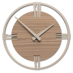 Callea design sirio orologio da parete moderno 30cm noce canaletto