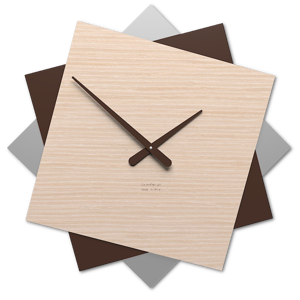 Callea design foy grande orologio da muro 60cm rovere decape&apos;