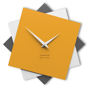 Orologio da parete 35cm design moderno melone bianco grigio