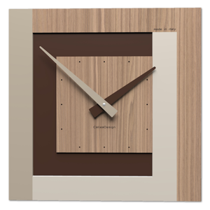 Orologio da muro moderno noce canaletto callea design clock40