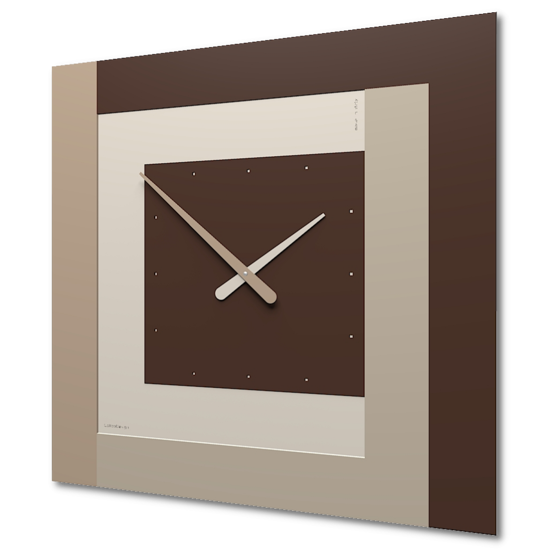 Callea design clock63 orologio cioccolato da parete moderno