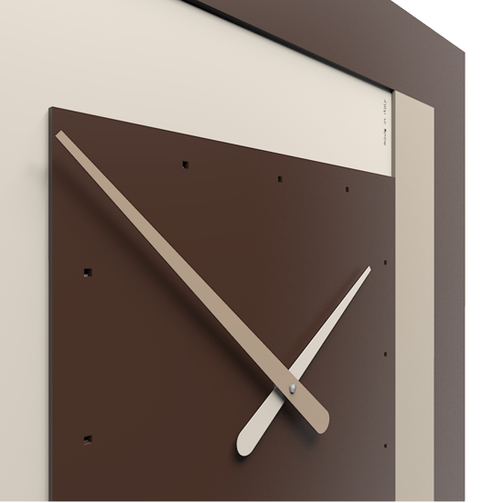 Callea design clock63 orologio cioccolato da parete moderno
