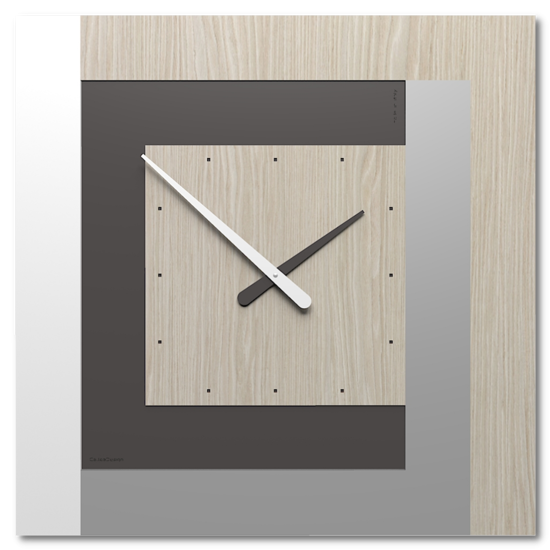 Clock63 callea design orologio a parete moderno rovere breeze