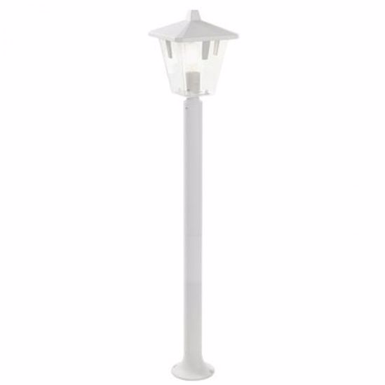 Lampione moderno da esterno giardino ip44 bianco h100