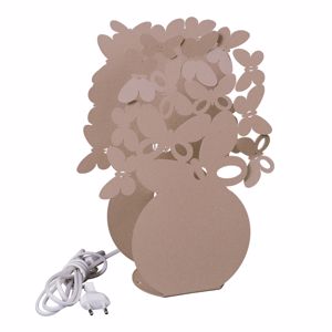 Abat-jour per cameretta farfalle beige