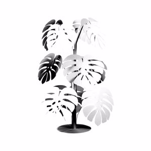 Piccola pianta bianco design moderno senza vaso