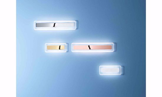 Linea light antille bianco applique led 14w 3000k design