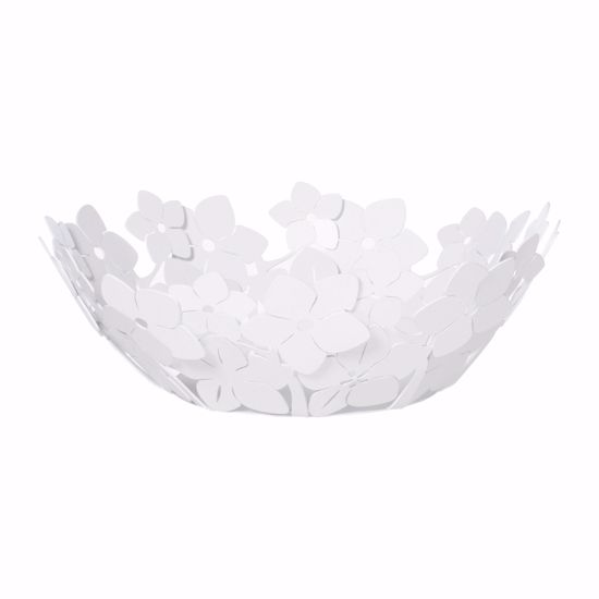 Fior di loto grande centrotavola bianco marmo da cucina moderna