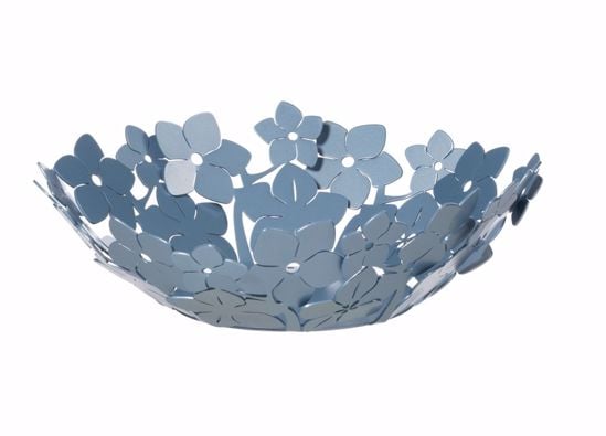 Arti e mestieri fior di loto piccolo centrotavola azzurro da cucina moderna