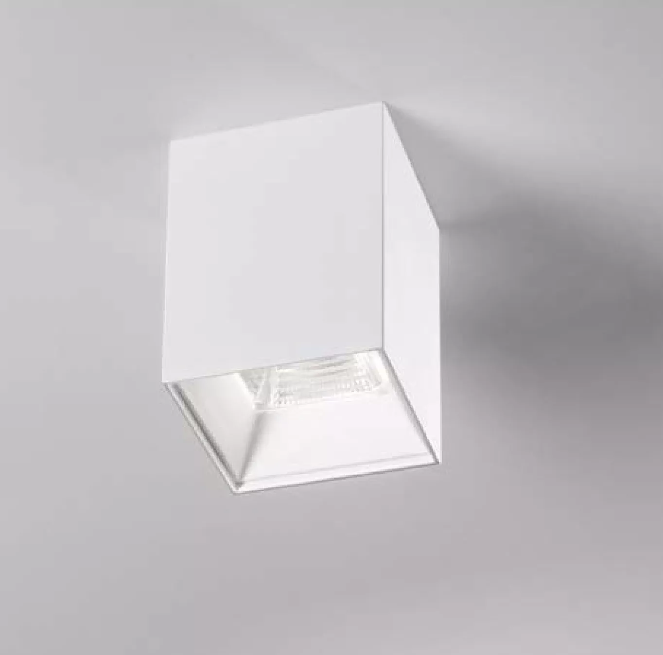 Isyluce faretto led 4000k 12w cubo soffitto metallo bianco quadrato design  - 926N