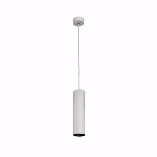 Linea light baton lampada a sospensione led 7.5w cilindro bianco per bancone