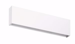 Applique led linea light box bianca rettangolare moderna
