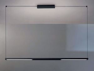 Lampadario moderno per ufficio led nero per tavolo stilnovo tablet