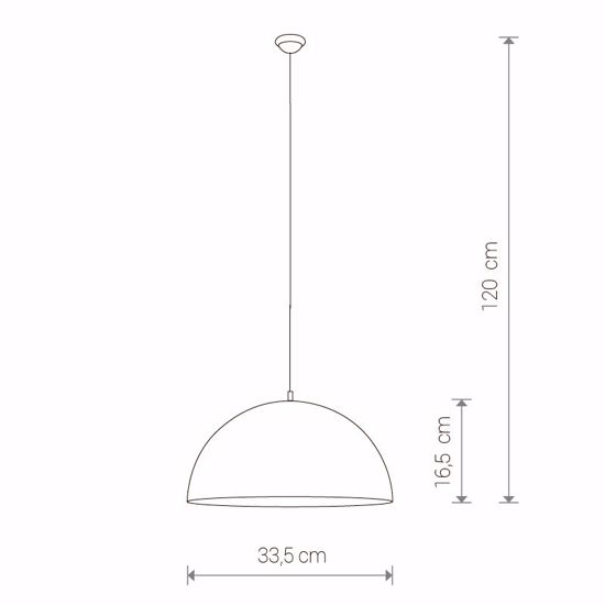 Lampadario per cucina cupola ruggine marrone metallo