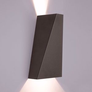 Applique design moderna nero fasci di luce a parete decorativi