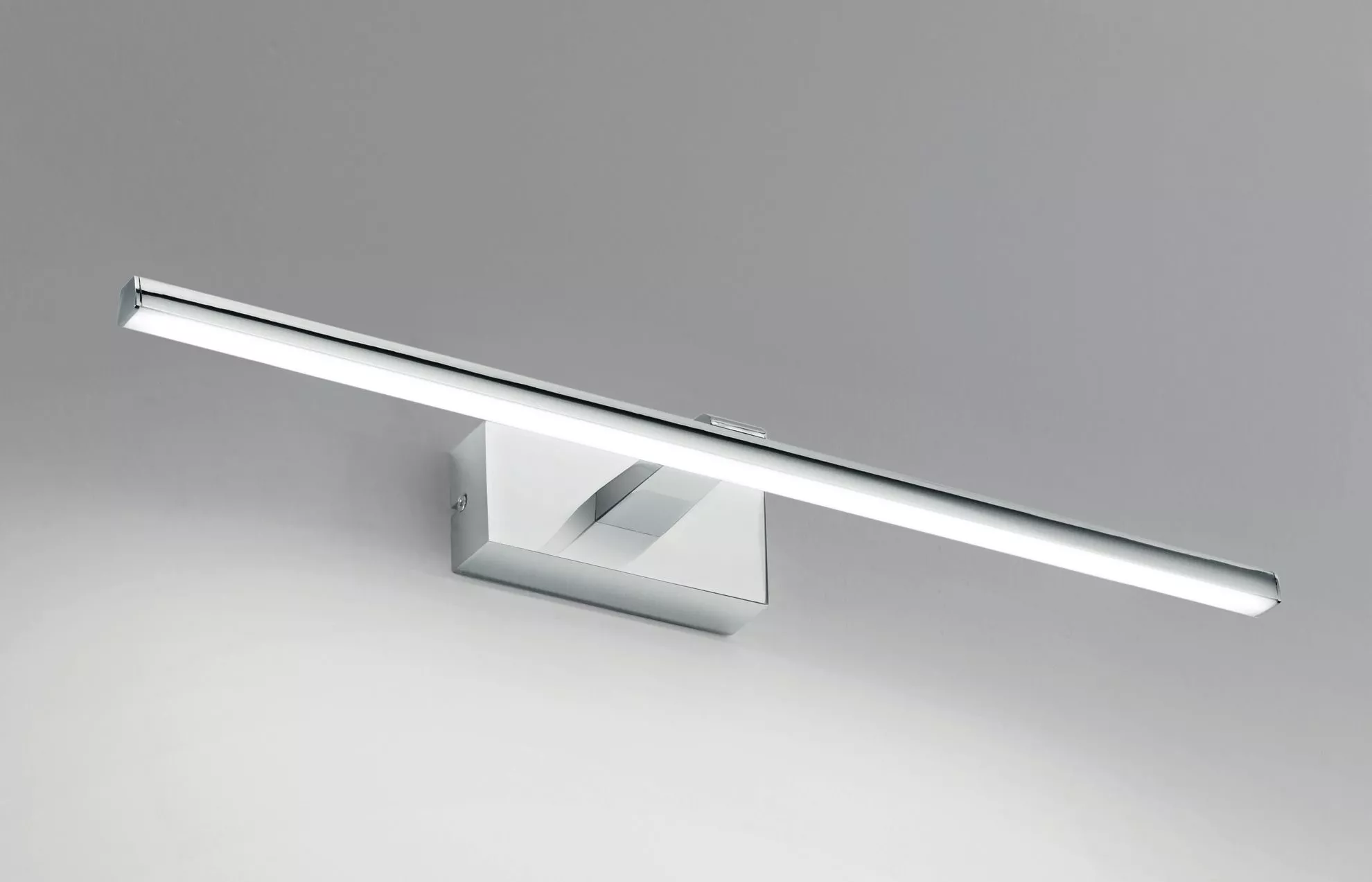 Lucky - Specchio bagno rettangolare con lampada led IP44 Made in Italy