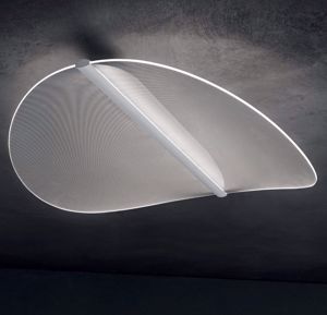 Linea light dihpy plafoniera led 21w 3000k dimmerabile design moderno