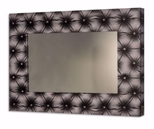 Specchi da parete rettangolare per camera da letto nero 80x60cm