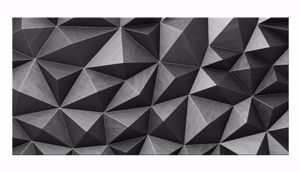 Quadro moderno astratto geometrico 3d 140x70cm