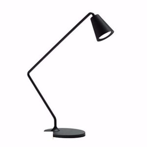 Abat-jour lampade da scrivania conus nera led da lettura linea light
