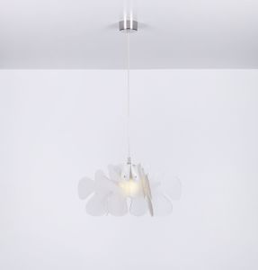 Lampadario moderno di design bianco per soggiorno