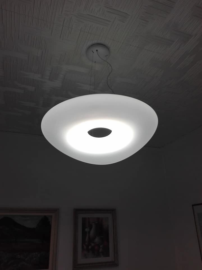 Lampadario design moderno per soggiorno led dimmerabile mr magoo stilnovo