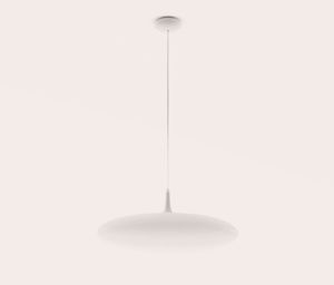 Lampadario soggiorno moderno 50cm led 3000k polietilene bianco squash linea light