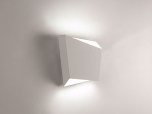Applique gx53 led design moderna metallo bianco sagomato