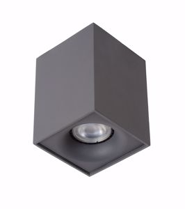 Faretto cubo da soffitto 4.5w 3000k dimmerabile grigio grafite