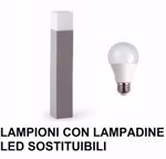 LAMPIONI CON LAMPADINE LED SOSTITUIBILI