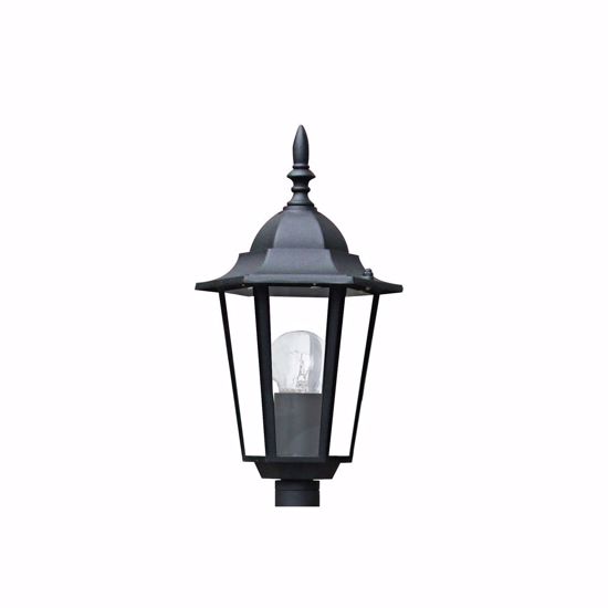 Lampione lanterna nera illuminazione da giardino per esterno ip44 105cm