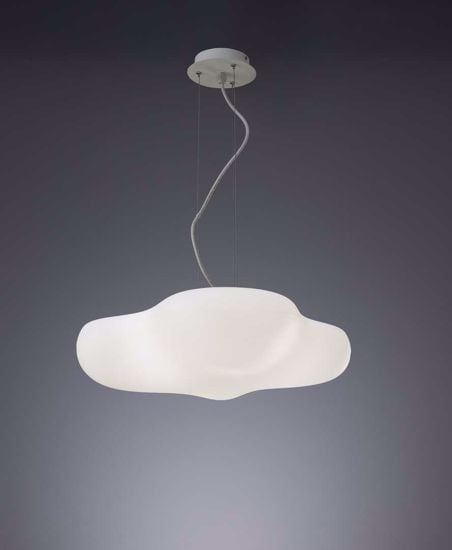 Lampadario nuvola per soggiorno luminoso design