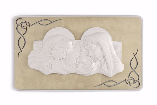 Capezzale classico sacra famiglia oro 45x70 capoletto camera da letto