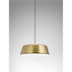 Lampadario moderno per salotto tondo 50cm ottone blanca gea luce