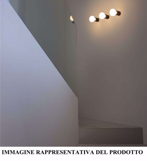 Applique lampada da parete minimal soffitto alluminio bianco