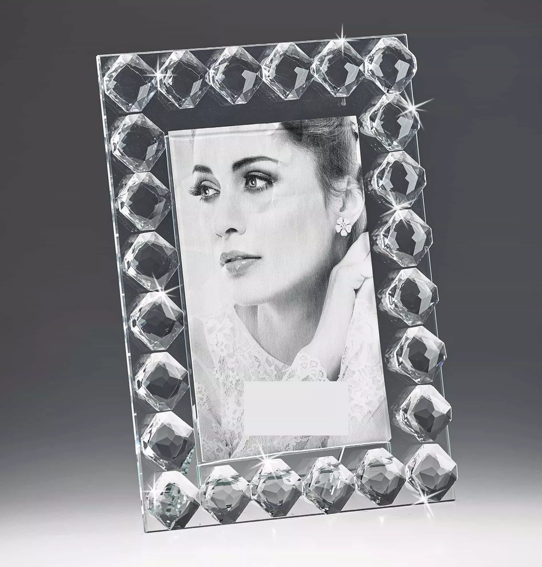 Porta foto da tavolo album cornice in metallo 13x18 cm per ritratti moderno  vintage bellissimo e particolare