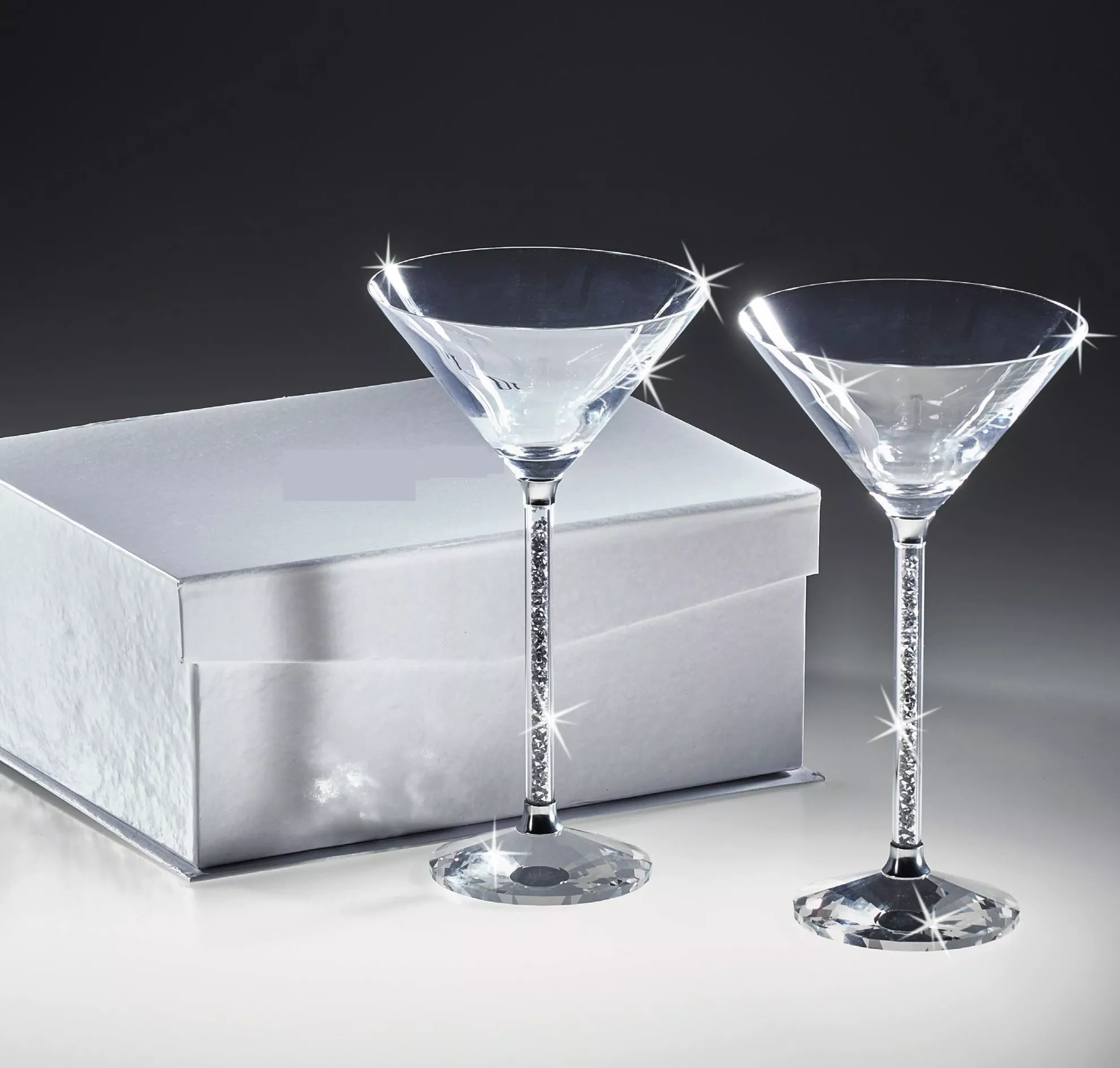 Bicchieri cocktail di vetro cristallo confezione 2pz - 646B