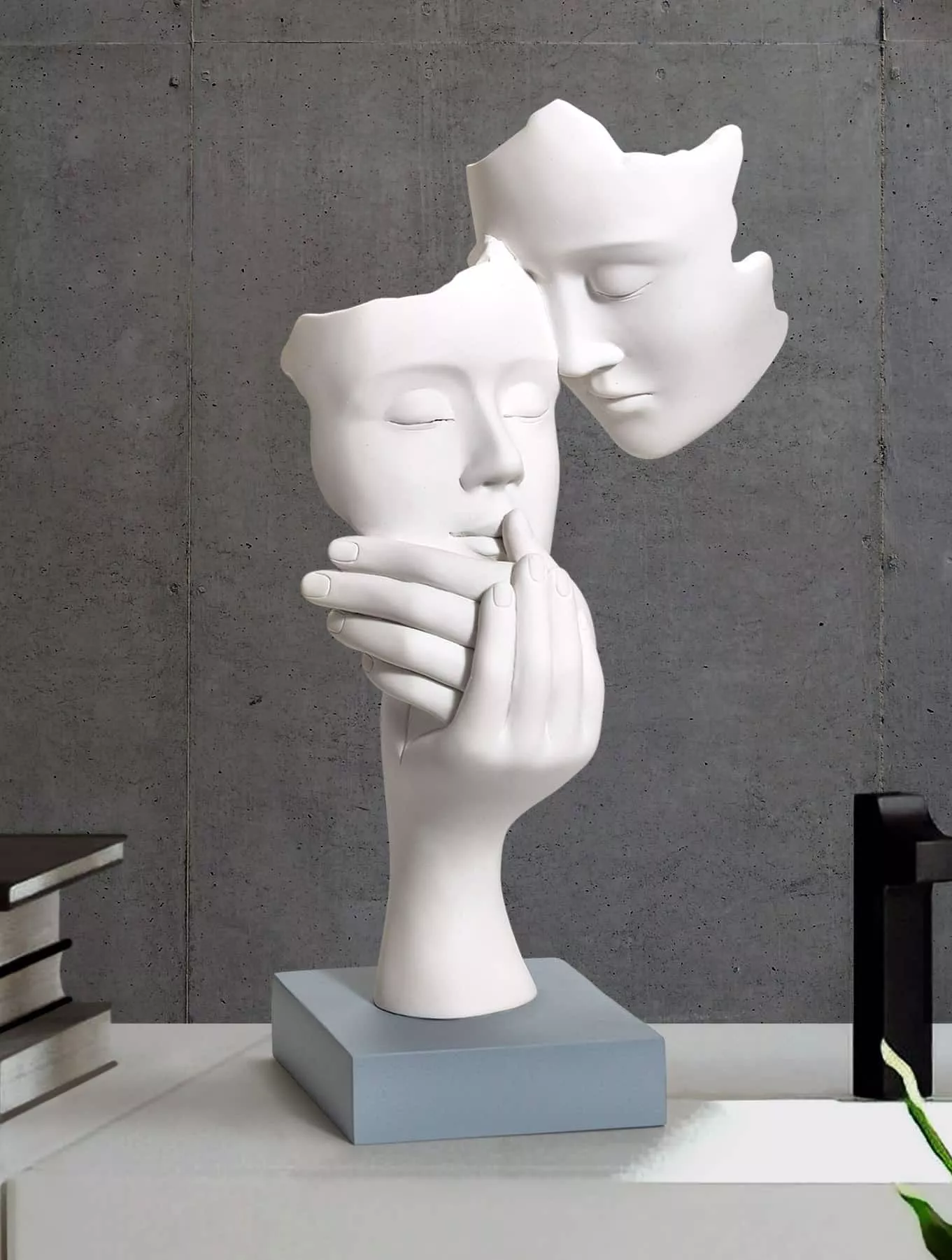 WWZYX Soprammobili Moderni Statua Scultura da InternoNordic Ceramica Busto Statua Vaso di Fiori Vaso Scultura Decorativa per la casa Moderna