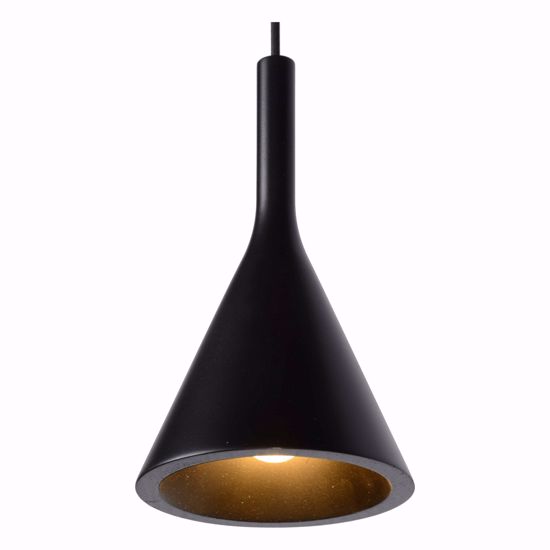 Lampadario a sospensione di ceramica moderna 4 luci nera per tavolo