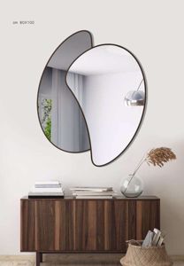 Specchio da parete moderno design originale marrone