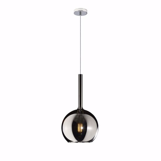 Lampada a sospensione per isola sfera cromo future toplight