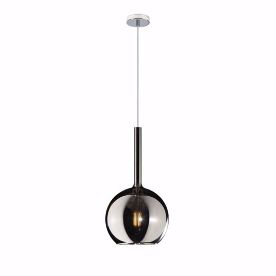 Lampadario pendente isola cucina sfera cromo 20cm future toplight