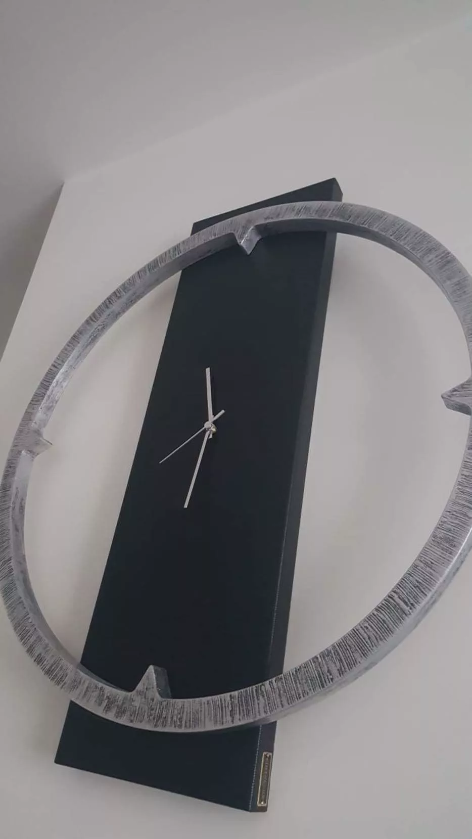 Orologio da parete Sigma nero Ø 80 cm