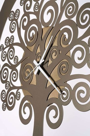 Orologio da parete albero della vita colore bronzo moderno