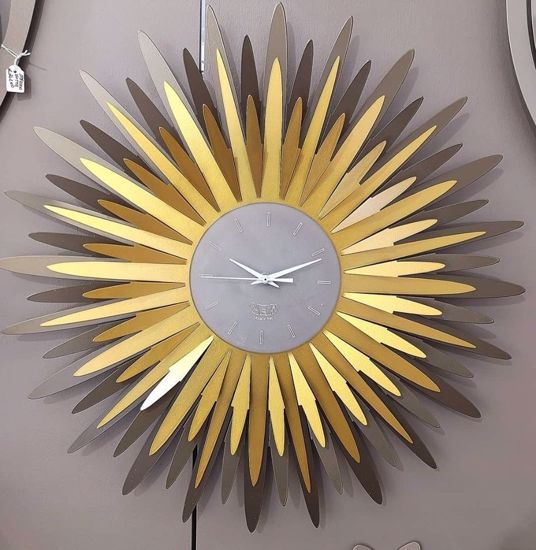 Orologio da parete design moderno bronzo oro