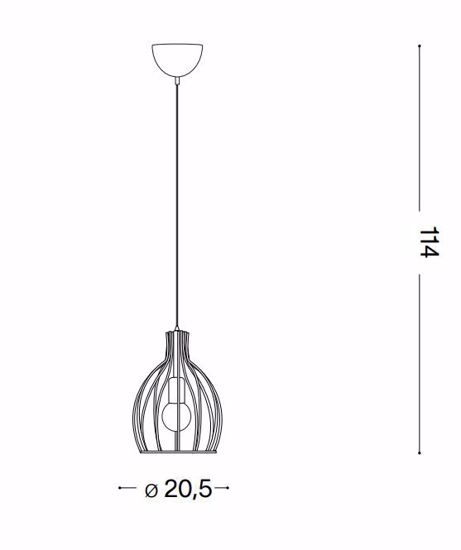 Ampolla-2 sp1 ideal lux nero lampadario pendente per isola penisola cucina moderna