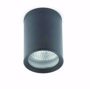 Xeno ideal lux faretto nero per esterno da parete soffitto luce orientabile  ip44 gu10 - XENOAP1NERO