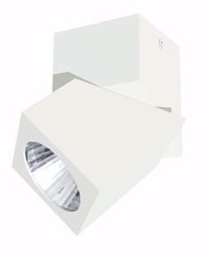 Kelvin faretto led 10w 3000k da soffitto bianco squadrato luce orientabile design moderno