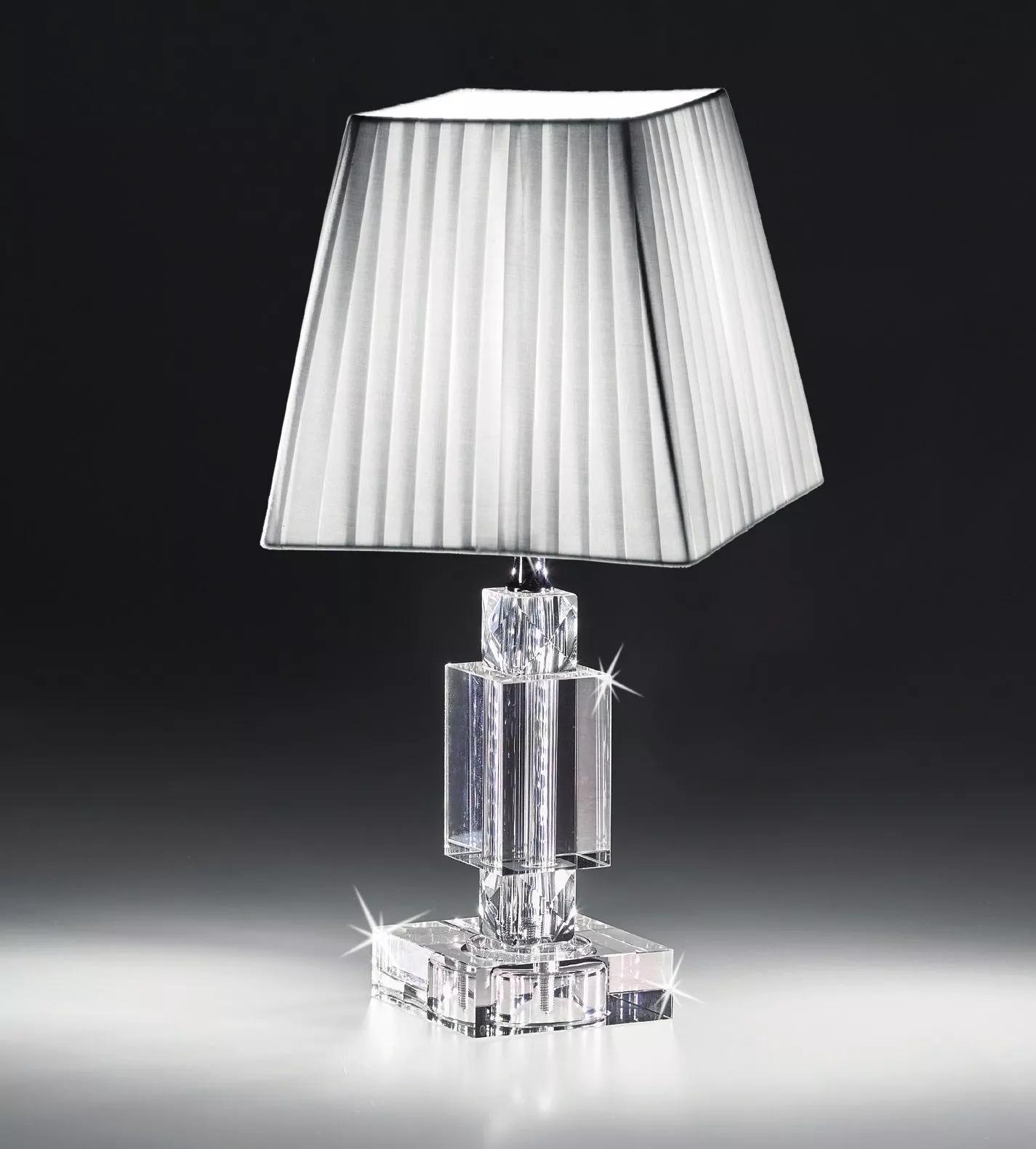 Lampada di cristallo trasparente per comodino camera da letto - 685C