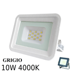 Faro proiettore per esterno led ip65 10w 4000k
